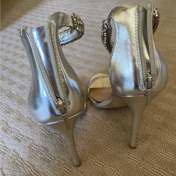 Steve Madden zip up Diamonte heels size 8 - Picture 3 of 4